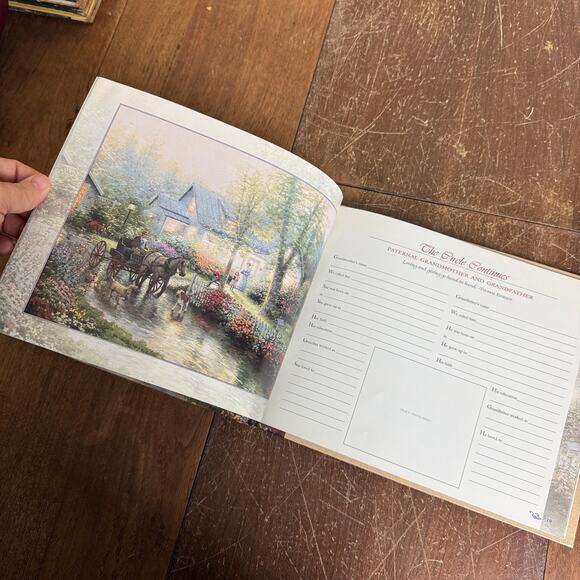 Thomas Kinkade Then and Now Remembering‎ the Generations 1998 UNUSED - Picture 5 of 15